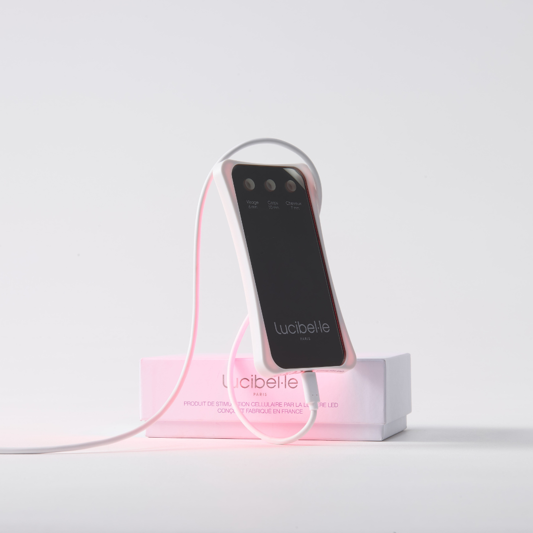 Ove Mini, appareil LED nomade, visage, corps, cheveux